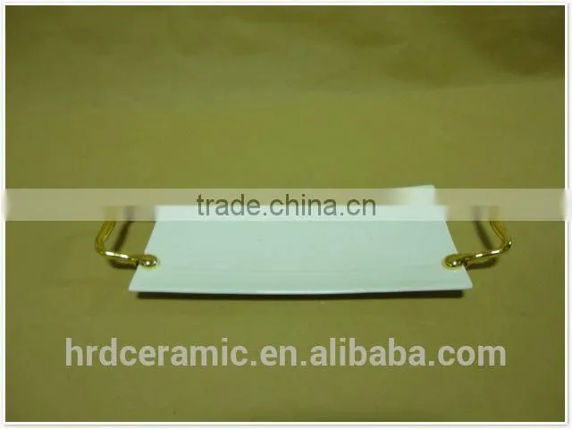 Factory stock plate ceramic with Metal handle