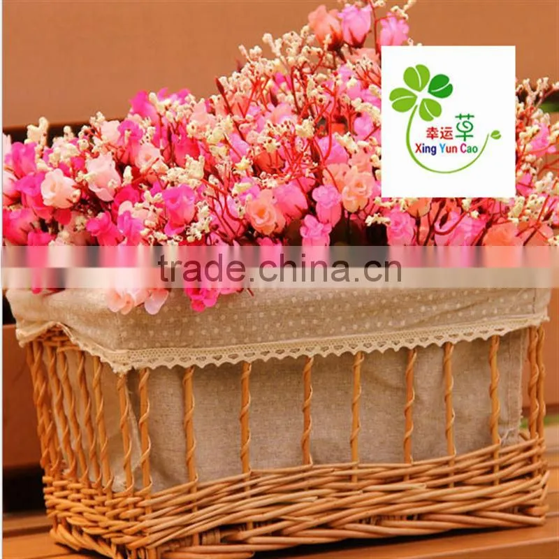 dark brown cosmetic wicker basket