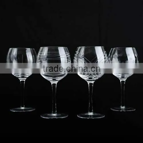 Clear Red wine glass cup