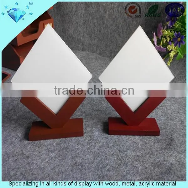 Tabletop Metal display sign holders and metal Display sign stands