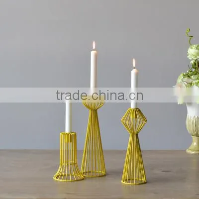 metal wire candle holder