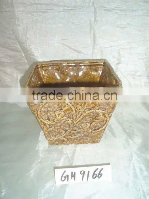 Yellow Ceramic Filter Mineral Water Pot