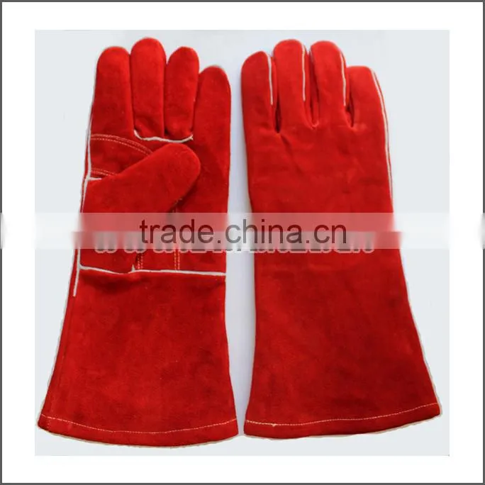 Cow split leather Welding safety Protective Gloves