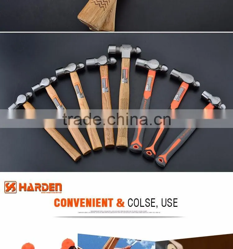 Professional 450g Ball Peen Hammer With Wood Handle