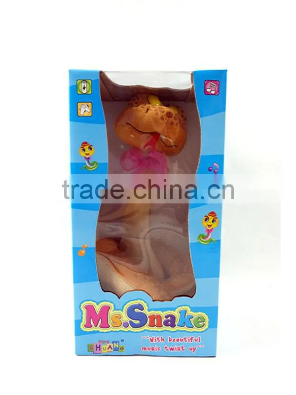 Music twist snake plush toy rc animal voice control car toy