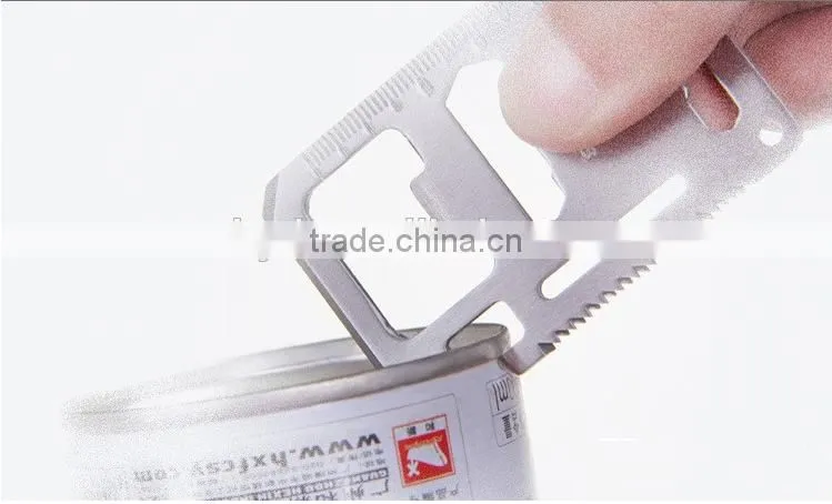2016 Multifunction indoor & outdoor camping credit card knife