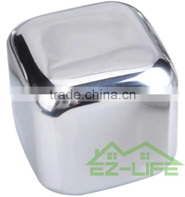 Customized reusable stainless steel whiskey stones