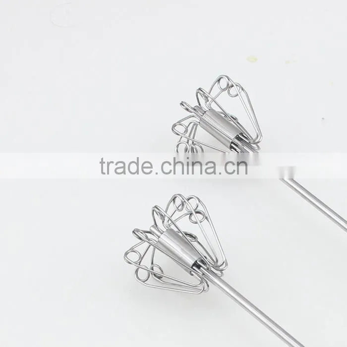 New Easy Kitchen Handle Push Whisk Versatile Egg Beater