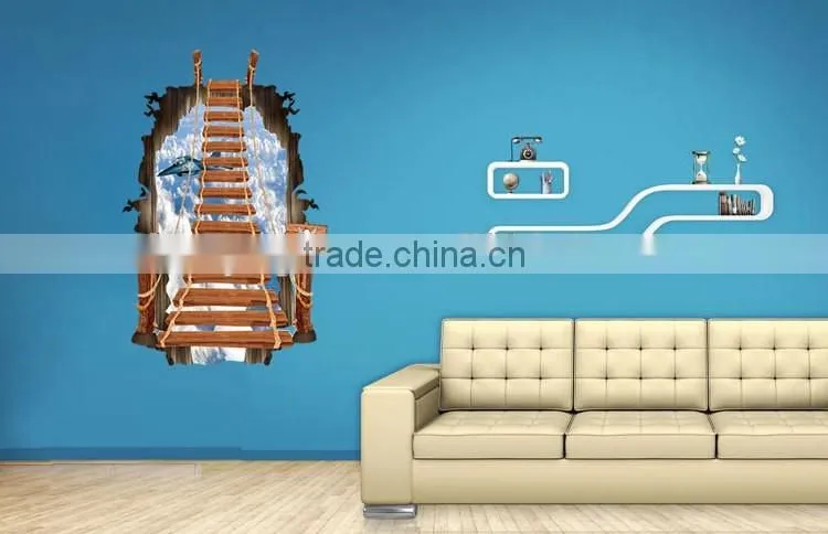 3D Creative Ladder Designs Fashion Wall Stickers Room Decor