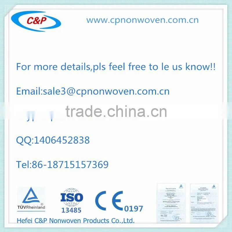 Disposable nonwoven medical nonwoven face masks