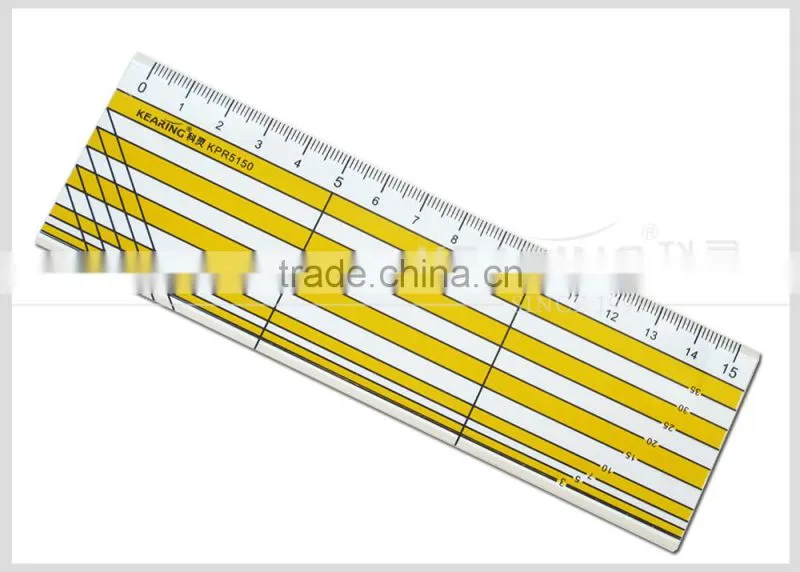 Kearing Acrylic 15cm Straight Ruler Quilting Ruler with 2mm thickness for patchwork sewing#kpr5150