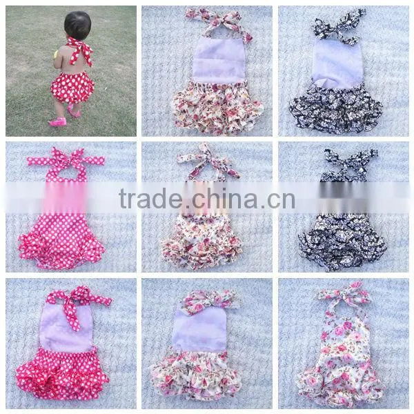 New design lovely backless baby romper knitting patterns