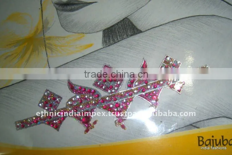 GLITTER ARM CRYSTAL BODY TATTOO BINDI STICKER , PAYPAL