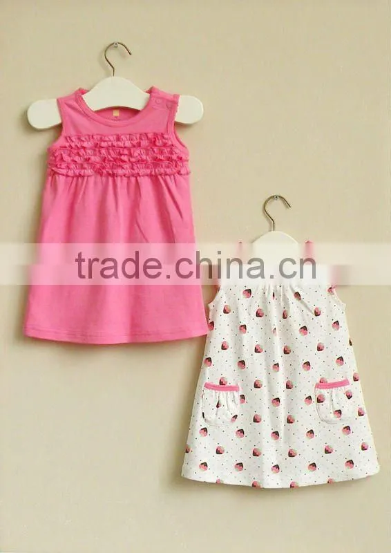 mom and bab 2012 summer baby clothes 100% cotton girls dress