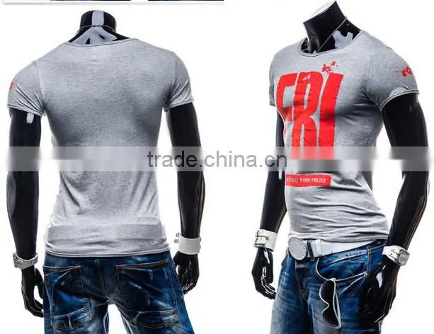 New style man short sleeve casual t shirt , OEM T-shirt Wholesale,Men's Clothing
