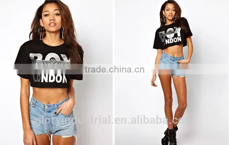 2015 wholesale design your own brand new printing short t shirt