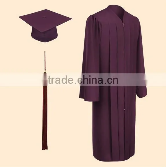 customized black graduation gowns with cap & hood