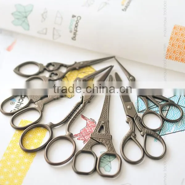Antique Zakka Scissors Embroidery Bird Scissors Craft Thread Scissors