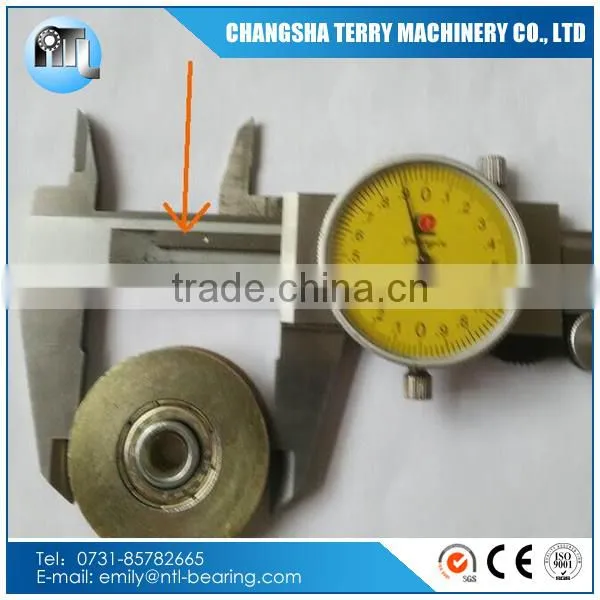 625zz/2rs custom plastic pulley bearing