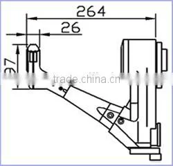 GR-168T double thread side seam sewing machine