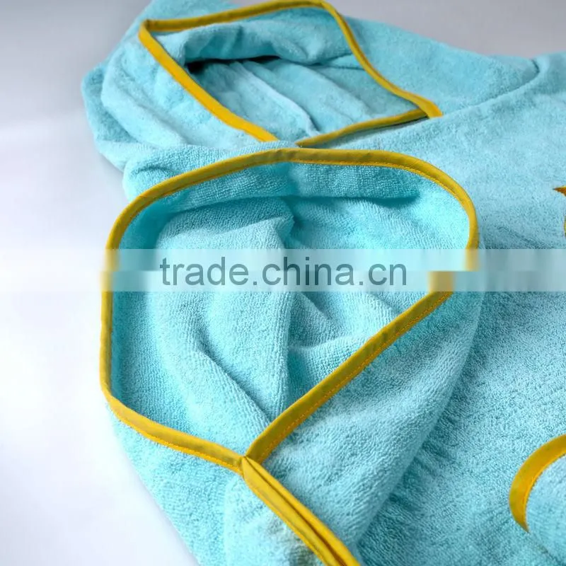 100% cotton ultra soft terrycloth hooded poncho towels