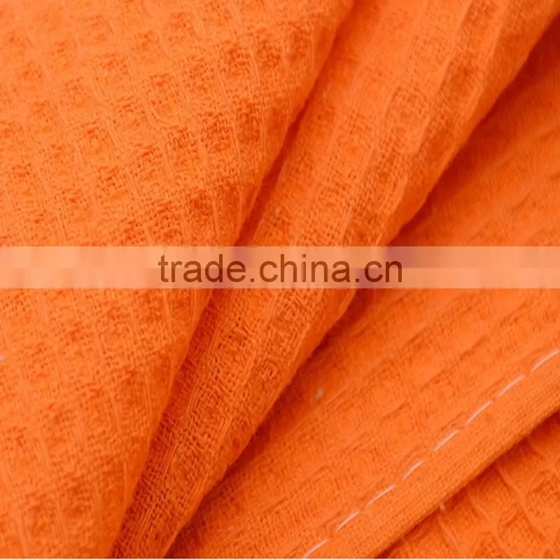 Wholesale tea towel waffle dish towels cotton waffle weave kitchen tea towel