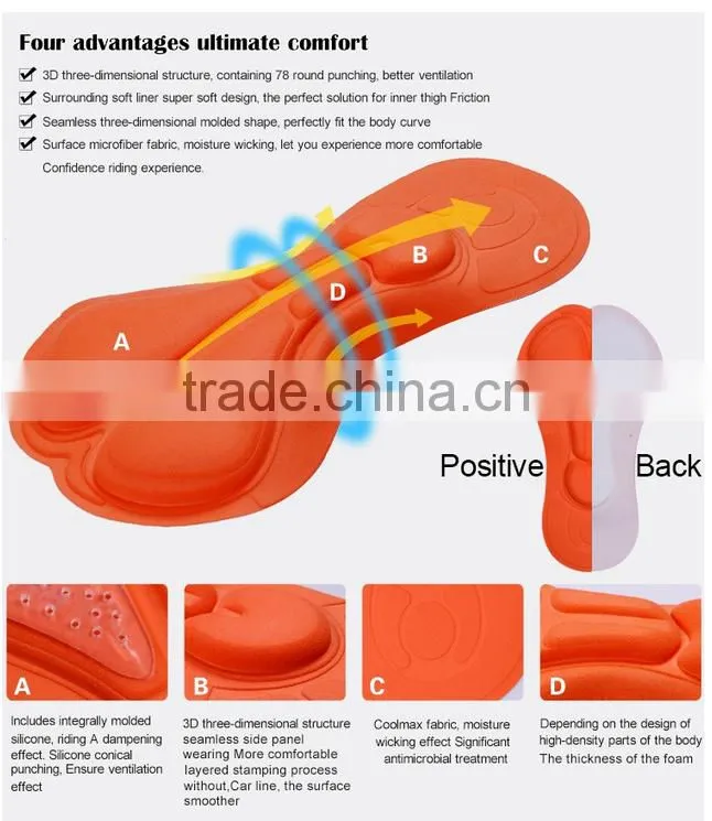 factory price Cycling Wear Custom 3D Padded Bicycle cycling shorts men mountain bike shorts