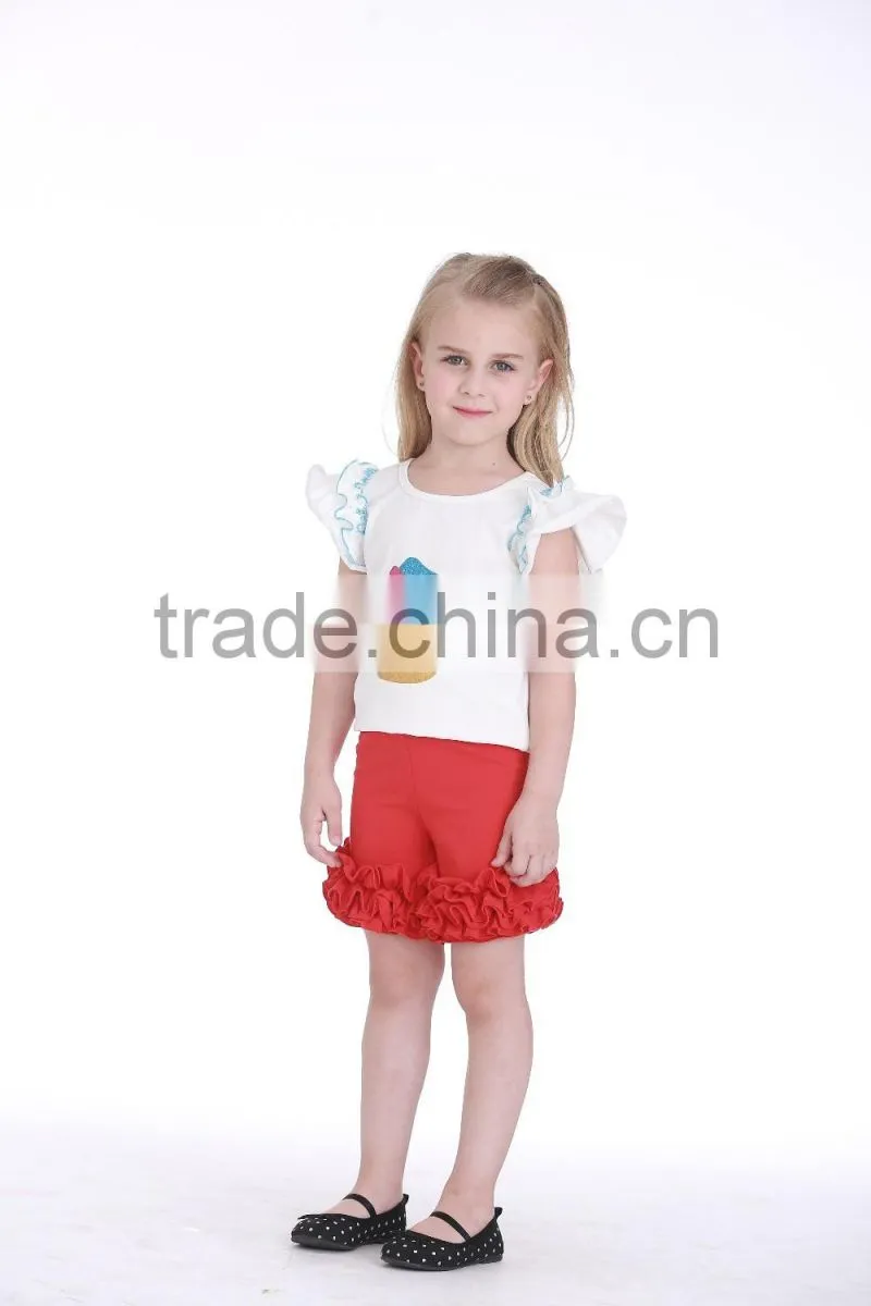 new design autumn baby girl cotton top and matching legging sets