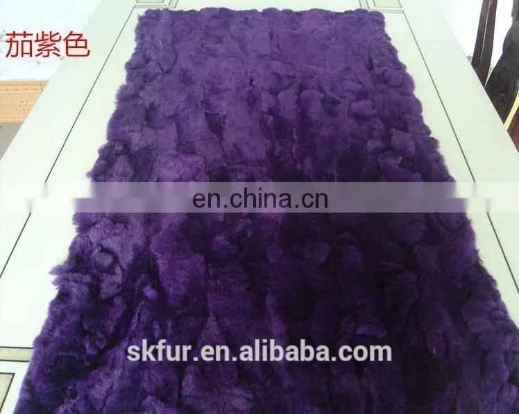 Factory direct supply softtextile rabbit fur blanket