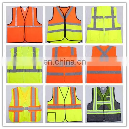 Roadway Alarm Black vest reflective safety KF-005B