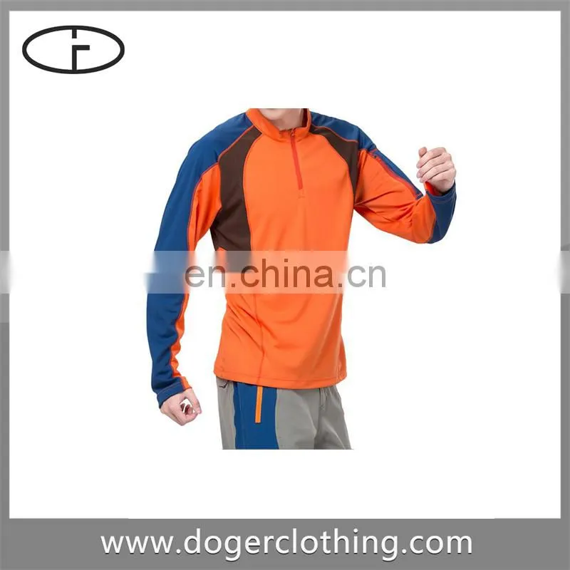 Top Fashion Printing polyester Men T-shirt full Sleeve