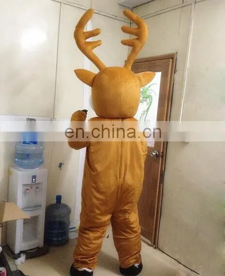 S M L XL XXL sizes adults Lovely plush xmas reindeer costume for sale
