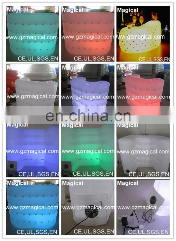 Lighting LED inflatable bar/ outdoor bar/ inflatable trade bar