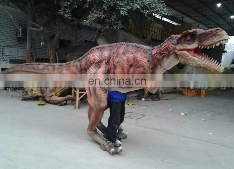 2016 Popular walking dinosaur costume for amusement park