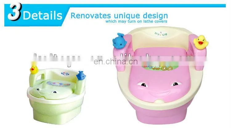 color full plastic convenient baby potty