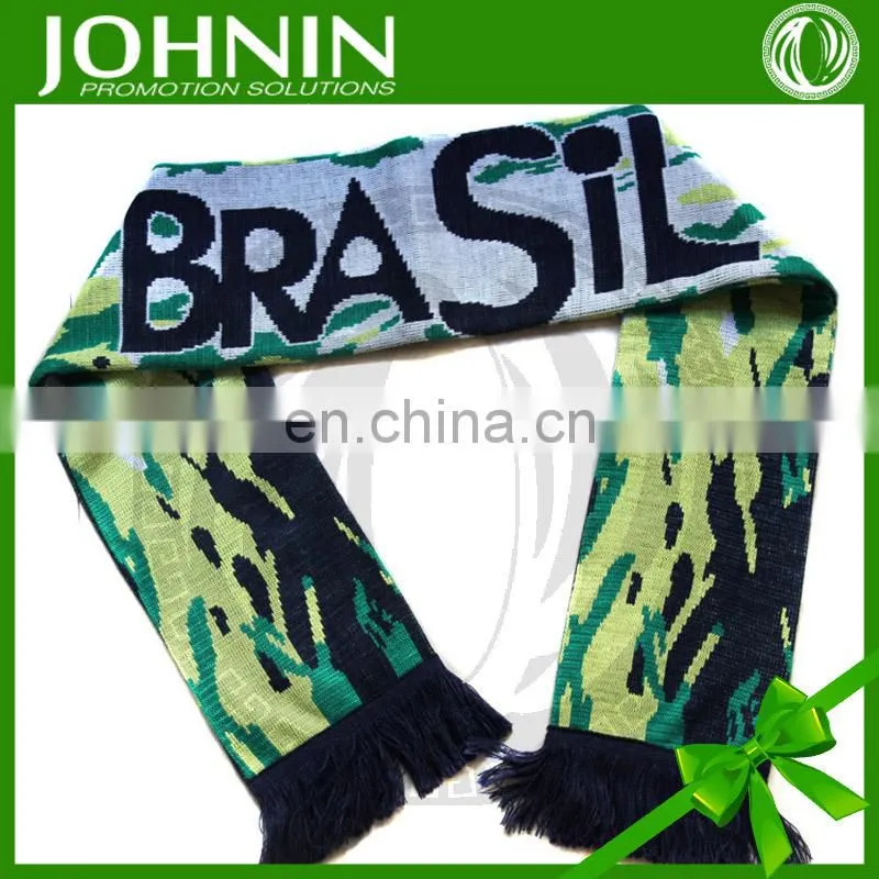 2015 hot new promotional custom fabric acrylic scarf