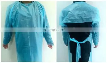 Dust protection disposable nonwoven useful preventing CPE gowns used in hospitals for medical and surgical use