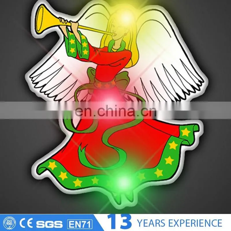 Personalized Christmas Soft Pvc Programmable Led Name Badge
