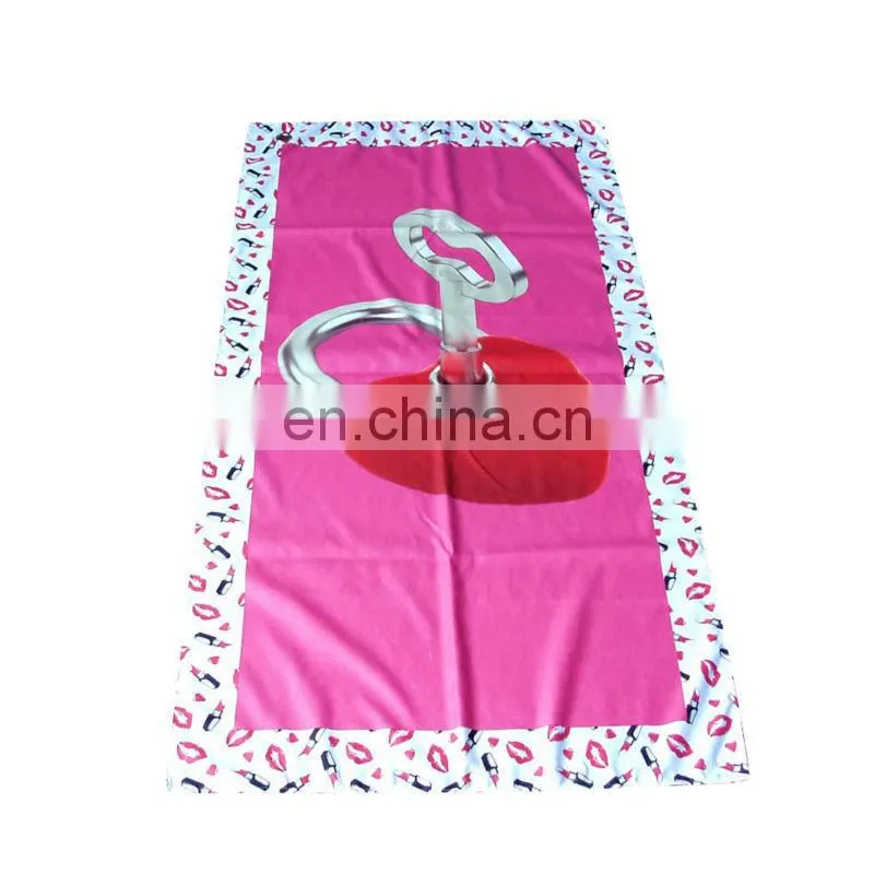 high-quality logo picture printed oem made thick towel