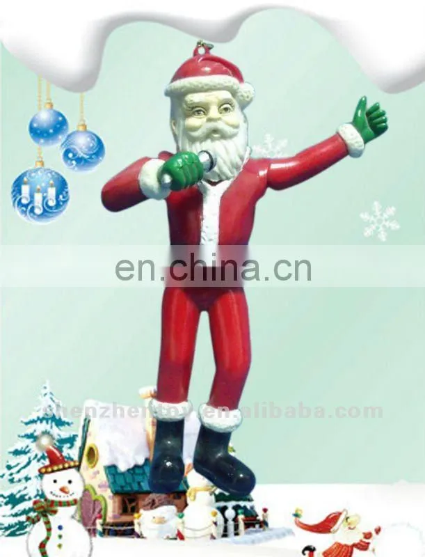 Santa Claus PVC bendable toy