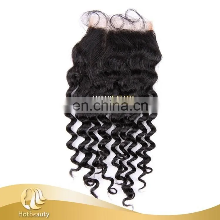 Free parting lace closure silk invisible part closure