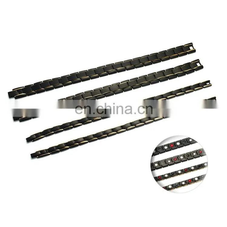 Guangzhou factory steel jewelry ion bracelet energy balance health energy bracelet