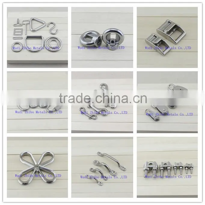 High polished stainless steel material oval shaped quick link carabiner spring carabiners
