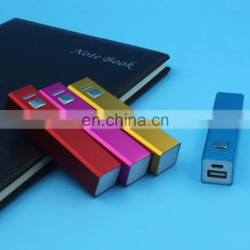 portable cute lipstick powerbank 2000mah christmas gift from express china