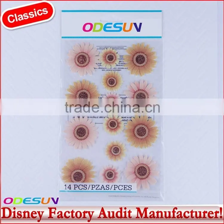 Disney Universal NBCU FAMA BSCI GSV Carrefour Factory Audit Manufacturer Opp Bag Blossom Burlap Rose Flowers With Dark Blue