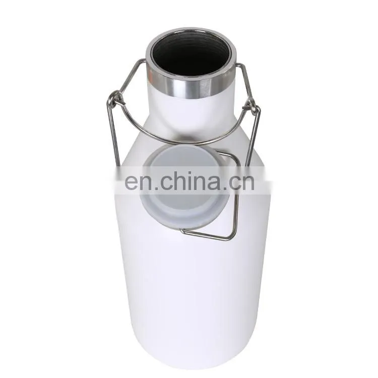 2L wholesale large sports portable stainless steel water bottle vacuum cup
