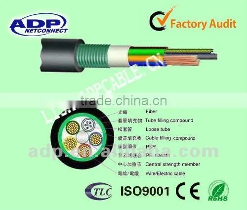 2-288core Underground Duct GYTS/GYTA/GYTA53 Optical Fiber Cable price per meter