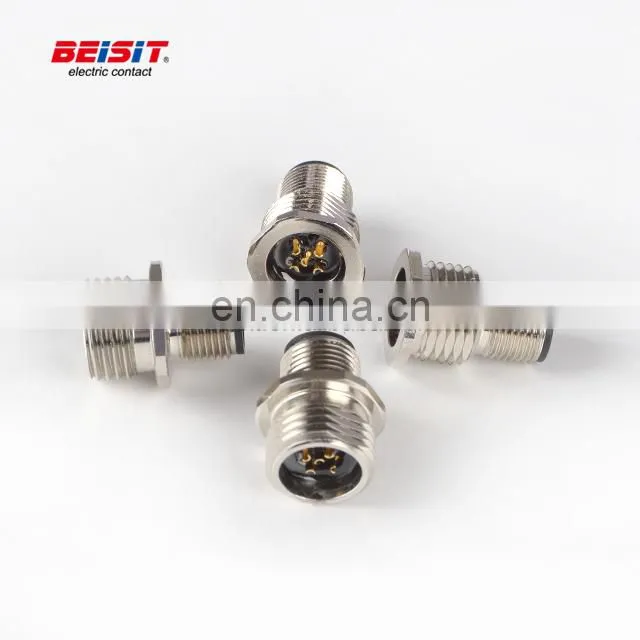 Beisit 12 pin Circular Connector M12 IEC 61076-2-101 For Automation Sensor