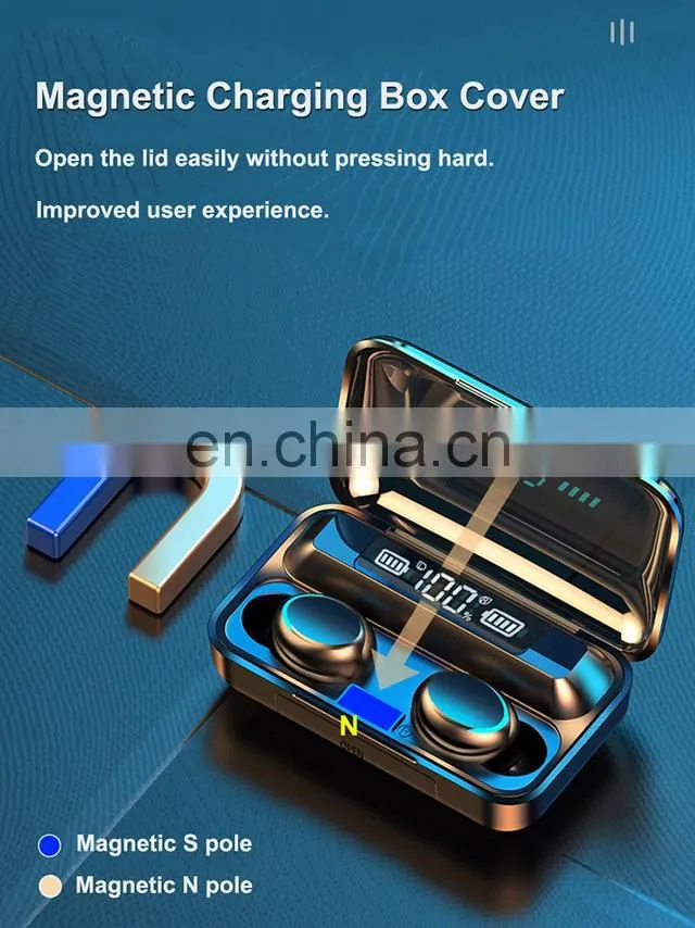 2020 Hot Selling True BT 5.0 Wireless F9 Airbuds