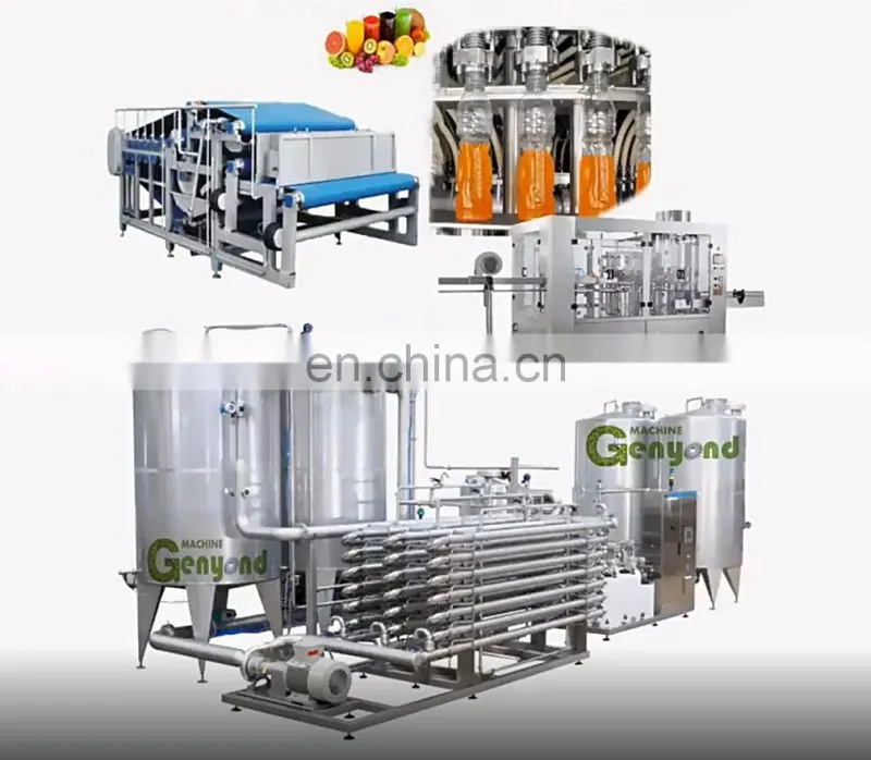Shanghai Genyond Factory Compound apple juice pressing equipment extractor extracting machine plant fruit juicer machine